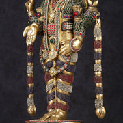 Brass Lord Tirupati Balaji Venkateshwara Swamy idol | 24 inch - Budhshiv.com