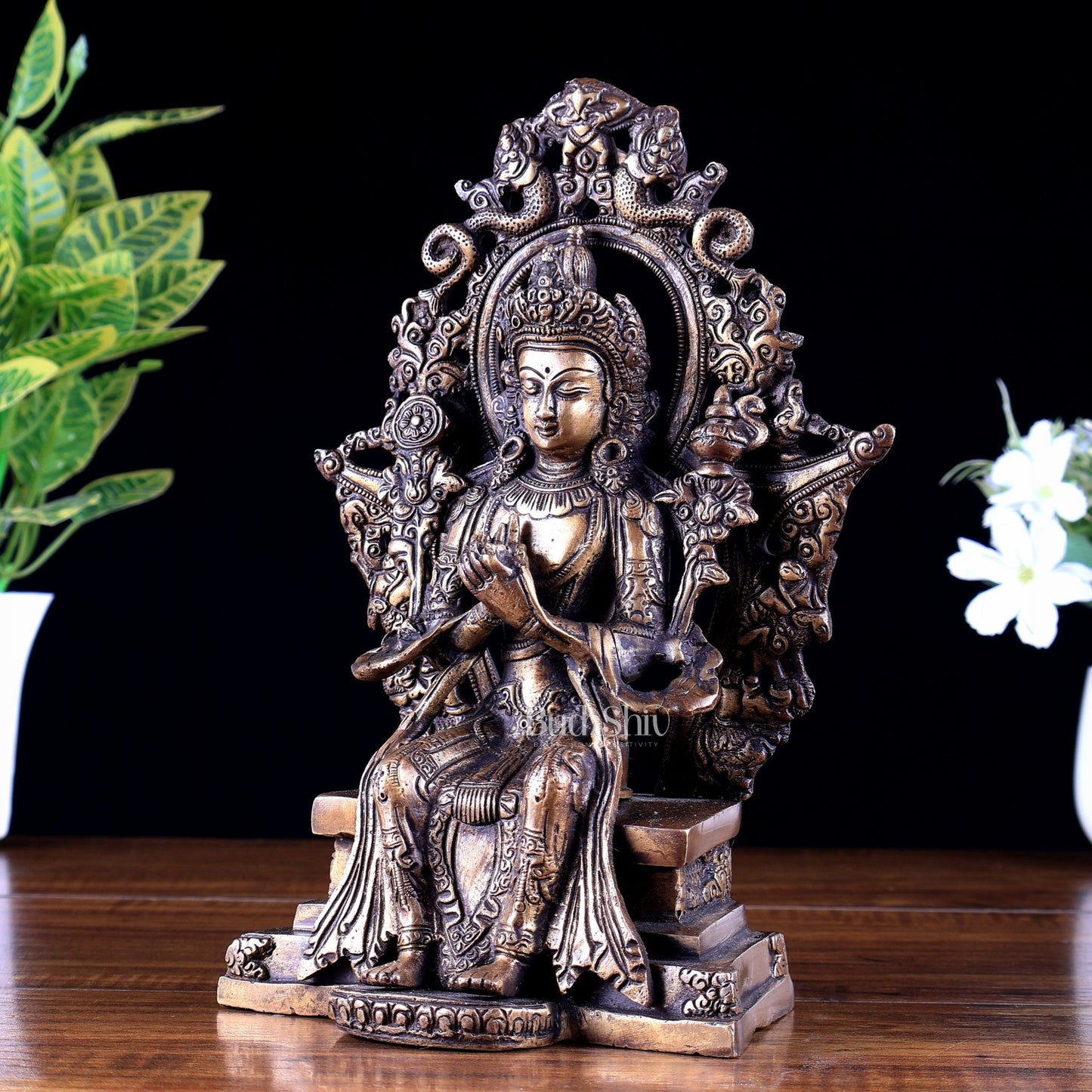 Brass Maitreya Buddha – The Future Buddha 9.5 inch - Budhshiv.com