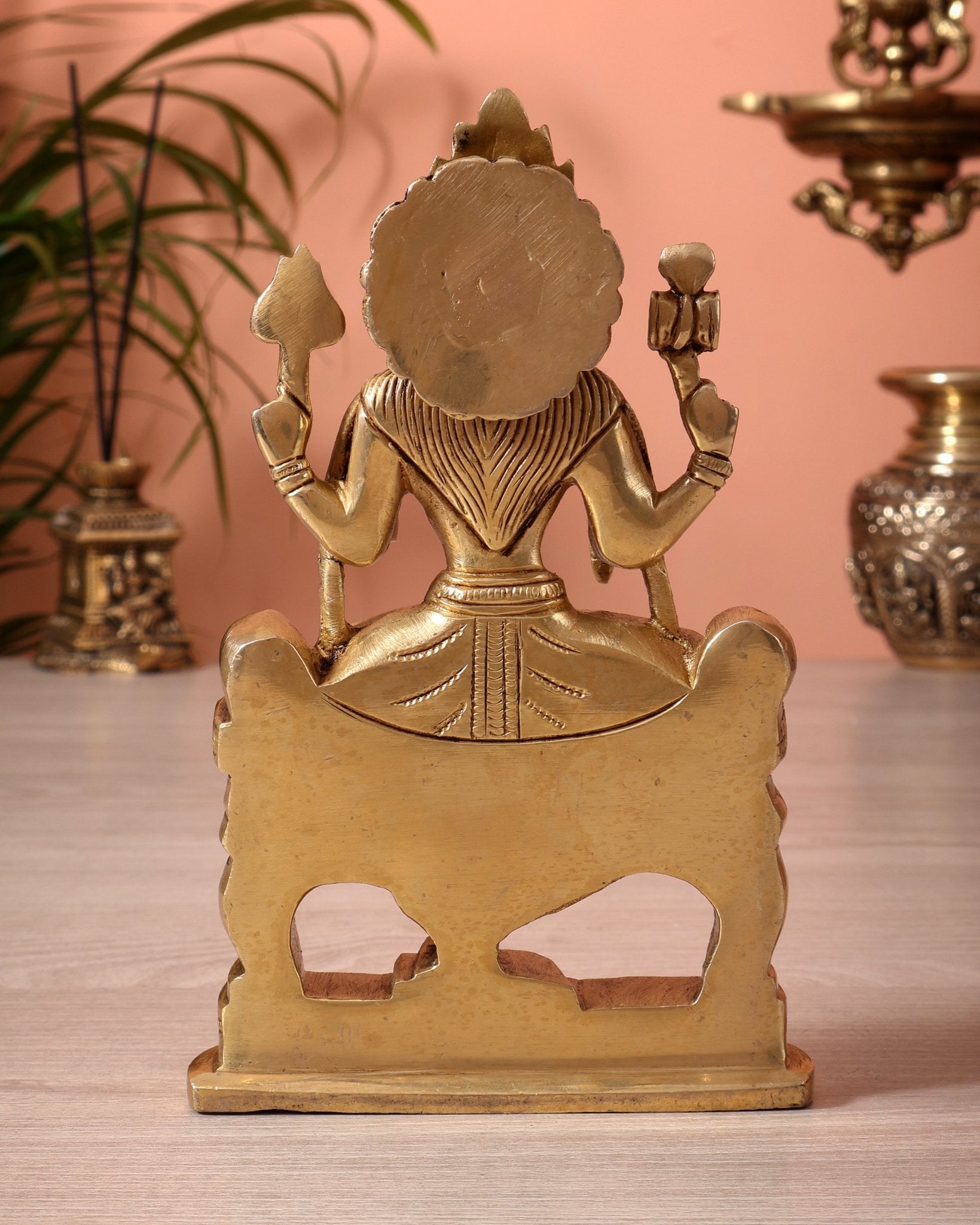 Brass Mariamman Idol Murti | Superfine 7 Inch Statue - Budhshiv.com