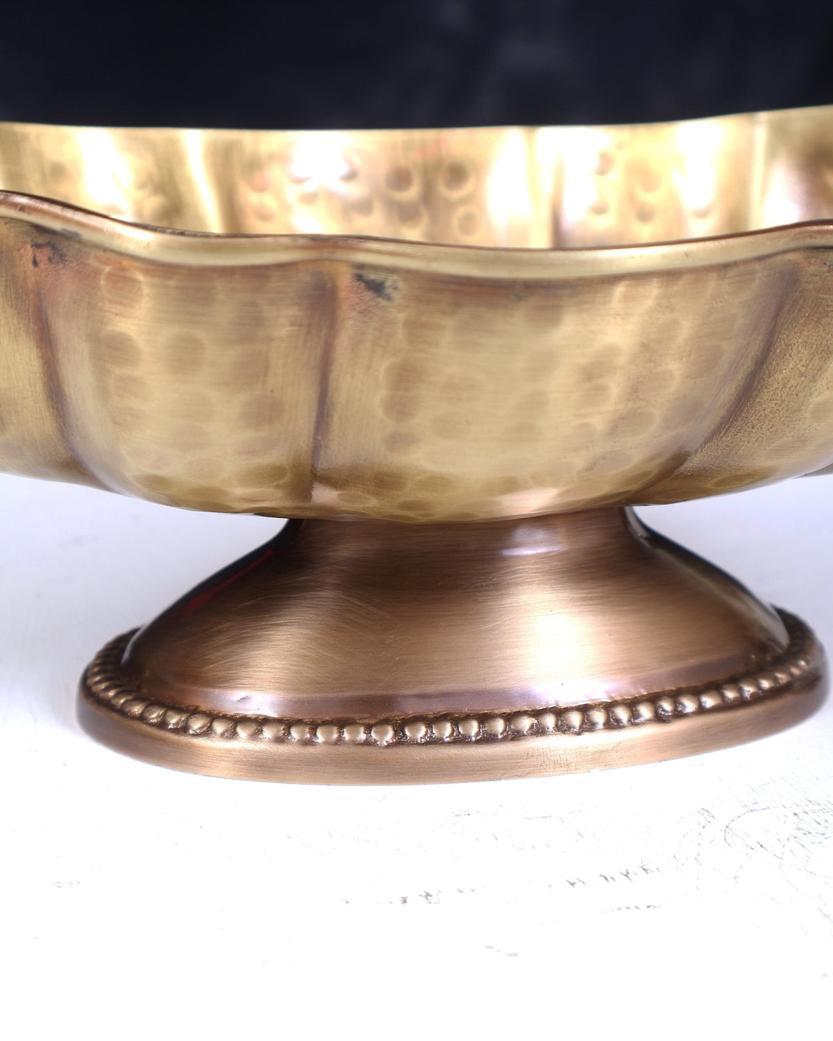 Brass Multipurpose Fruit/Flower Bowl for Home Decor 10 inch wide - Budhshiv.com