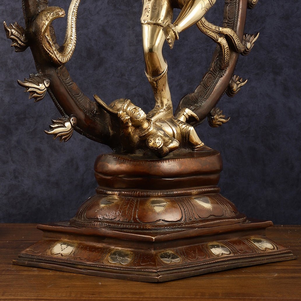 Brass Nataraja Sculpture 24 inch - Budhshiv.com