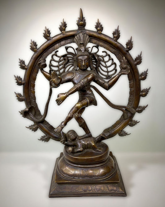 Brass Nataraja Statue 24 inch - Budhshiv.com