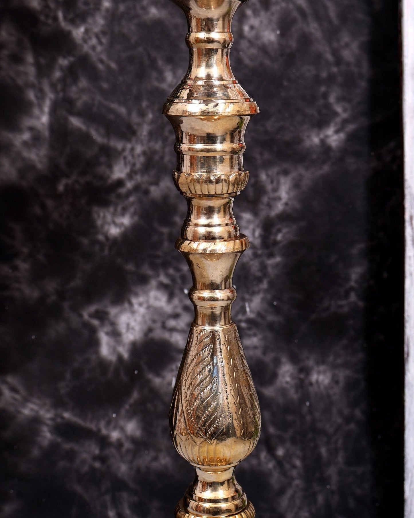 Brass Peacock Samai Inauguration Lamp heavy (Pair) 36.5 inch - Budhshiv.com