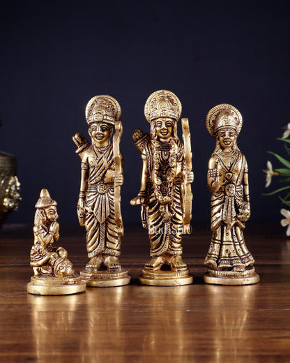 Brass Ram Darbar 4.5 inch small - Budhshiv.com