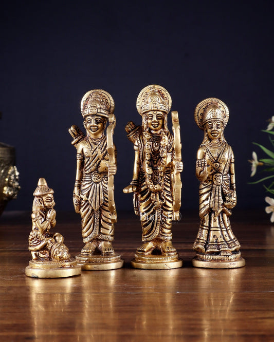 Brass Ram Darbar 4.5 inch small - Budhshiv.com
