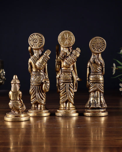 Brass Ram Darbar 4.5 inch small - Budhshiv.com