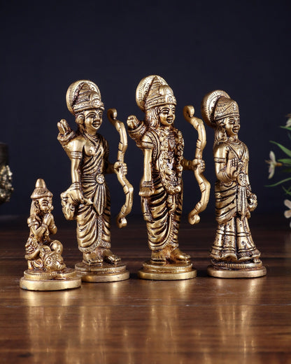 Brass Ram Darbar 4.5 inch small - Budhshiv.com