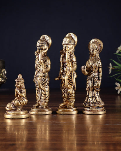 Brass Ram Darbar 4.5 inch small - Budhshiv.com