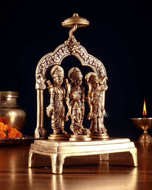 Brass Ram Darbar Idol set 9.5" - Budhshiv.com