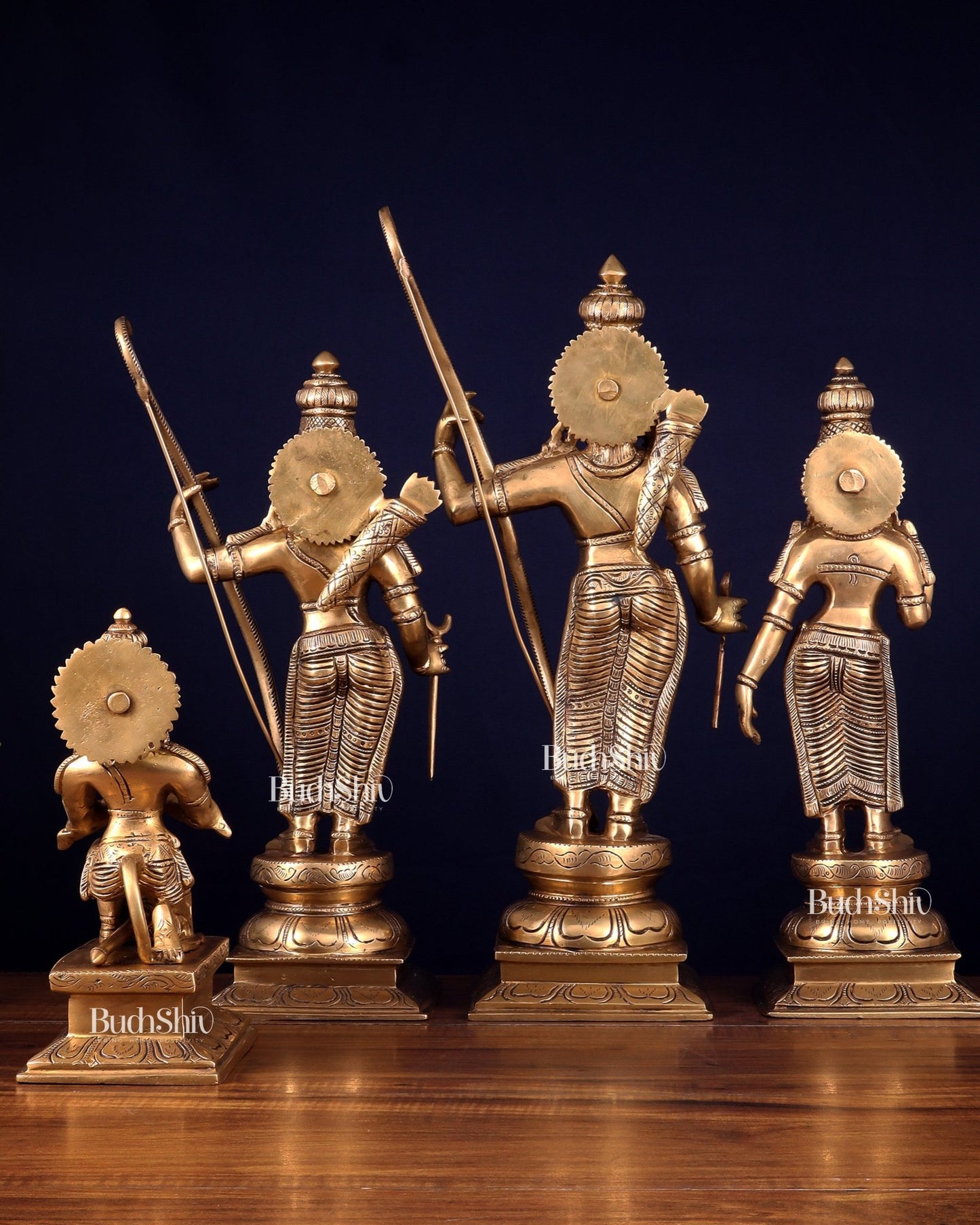 Brass Ram darbar Statues 18 inch sharp details - Budhshiv.com