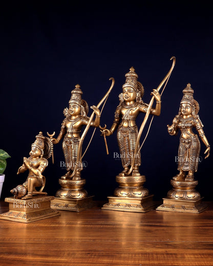 Brass Ram darbar Statues 18 inch sharp details - Budhshiv.com