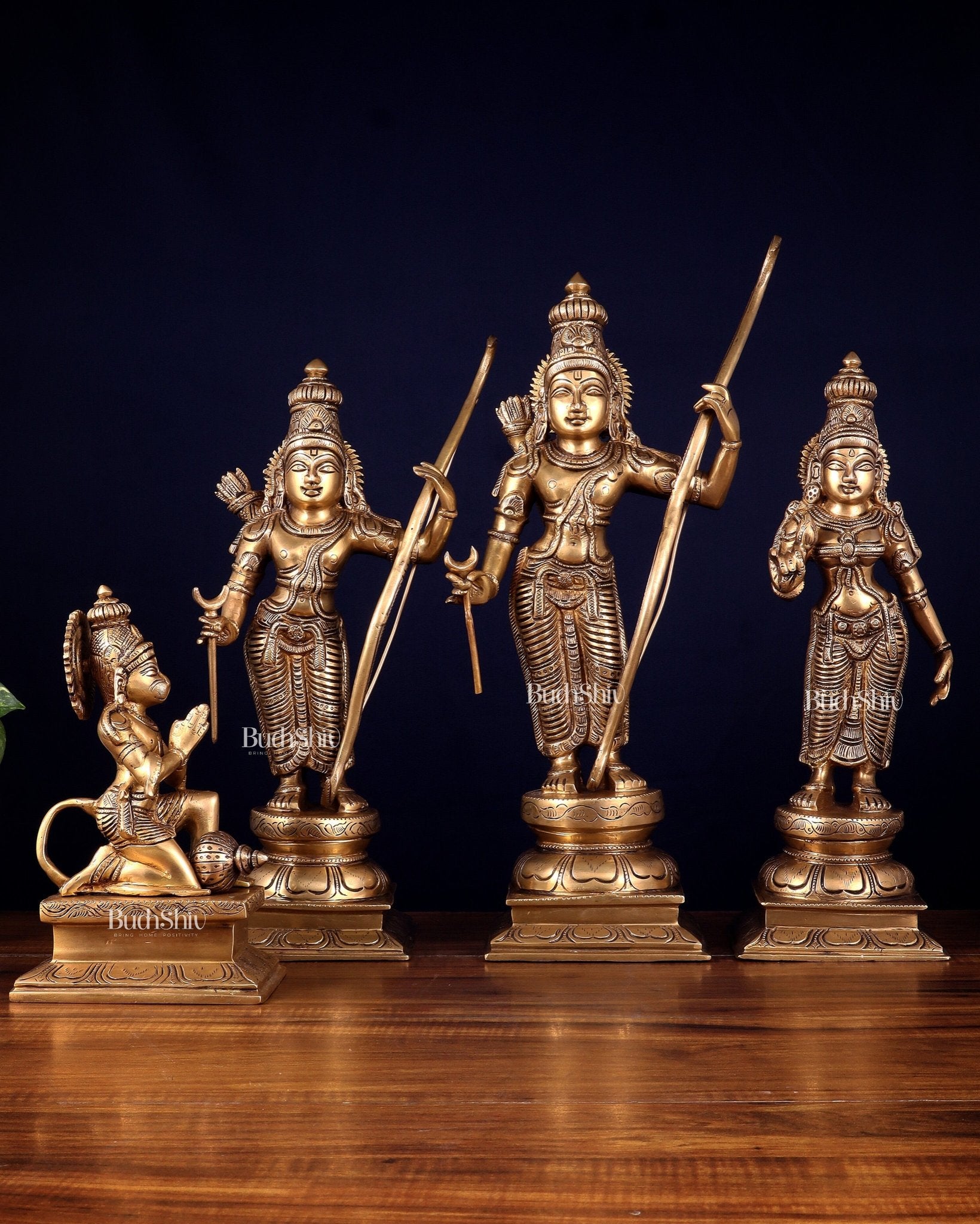 Brass Ram darbar Statues 18 inch sharp details - Budhshiv.com