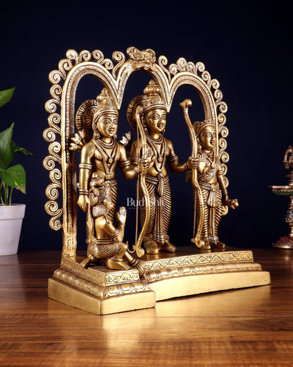 Brass Rama Darbar Idol - 12 inch - Budhshiv.com