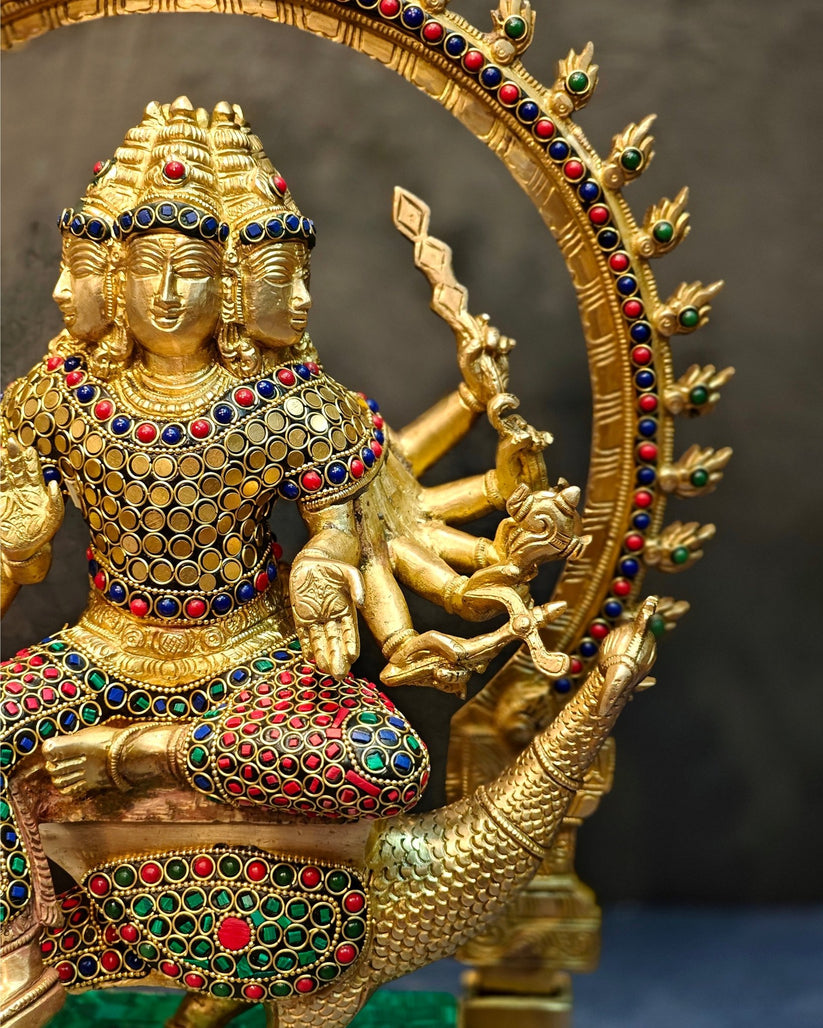 Brass Shanmukha Kartikeya Kumaraswamy Statue 18