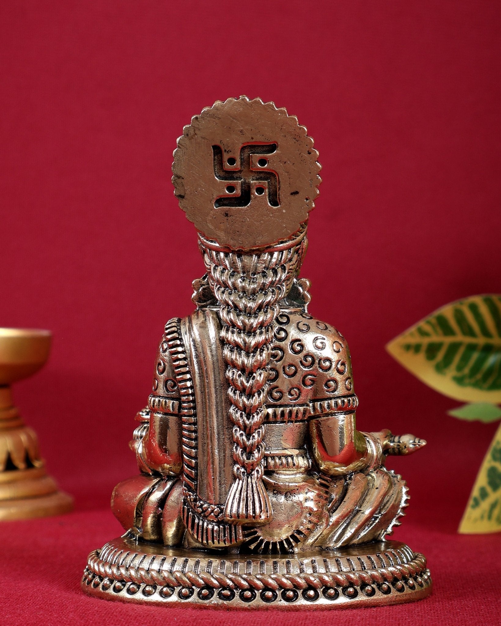 Brass Superfine Annapurna Devi Idol – 4 Inch Highly Detailed Sacred Statue (226 GM) - Budhshiv.com
