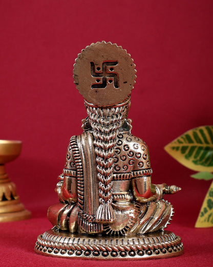 Brass Superfine Annapurna Devi Idol – 4 Inch Highly Detailed Sacred Statue (226 GM) - Budhshiv.com