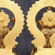 Brass SuperFine Ganesh Lakshmi idols 9.5" - Budhshiv.com
