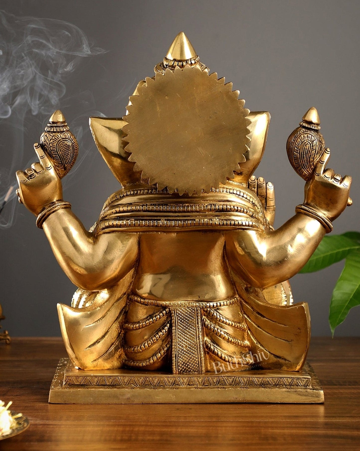 Brass Superfine Ganesha Idol 15" - Budhshiv.com