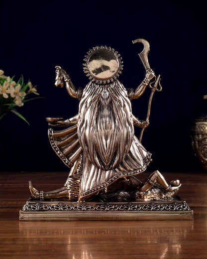 Brass Superfine Goddess Kali Statue | Divine Energy & Protection 5 inch - Budhshiv.com