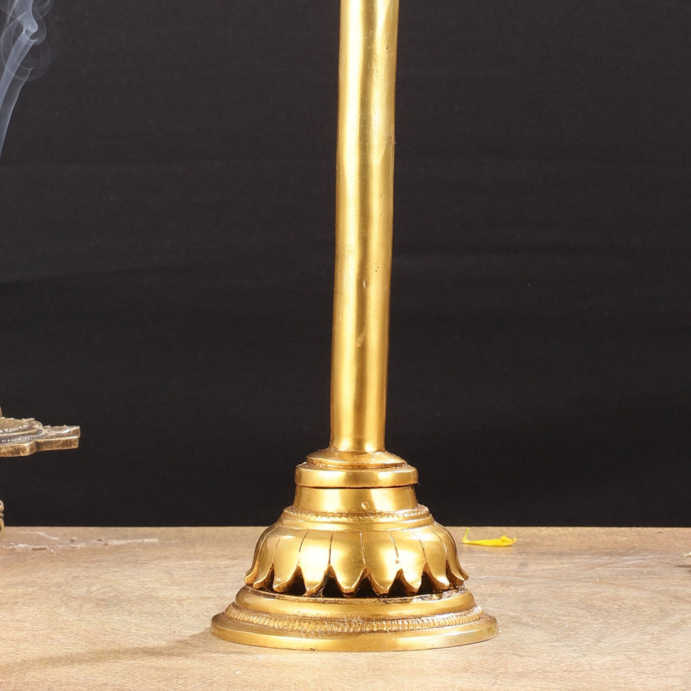 Brass Superfine Lord Shiva Trishul - 19 Inch Statue – Budhshiv.com