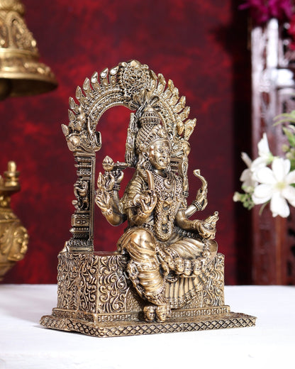 Brass Superfine Mariamman Idol – Hollow Casted 6 inch - Budhshiv.com