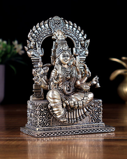Brass Superfine Mariamman Idol – Hollow Casted 6 inch - Budhshiv.com