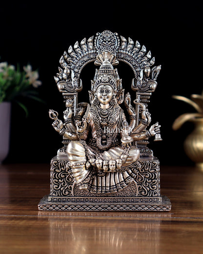 Brass Superfine Mariamman Idol – Hollow Casted 6 inch - Budhshiv.com