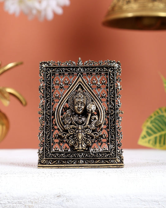Brass Superfine Murugan Vel Car Dashboard Idol – Divine Protective Miniature (3 Inches) - Budhshiv.com