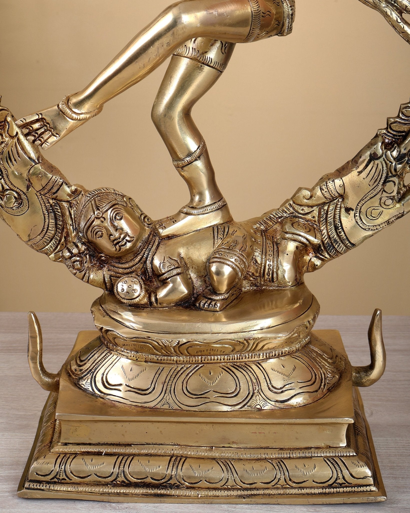 Brass Superfine Nataraja Finely Crafted Statue 24.5" - Budhshiv.com
