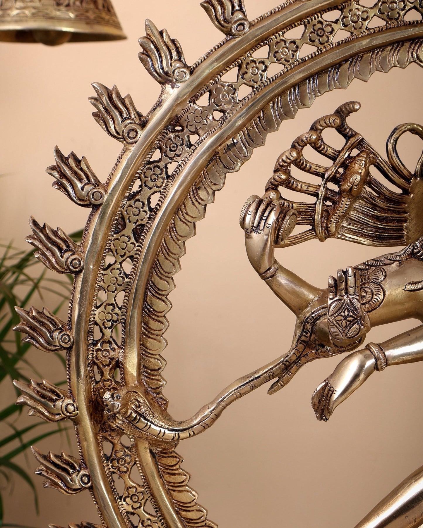 Brass Superfine Nataraja Finely Crafted Statue 24.5" - Budhshiv.com