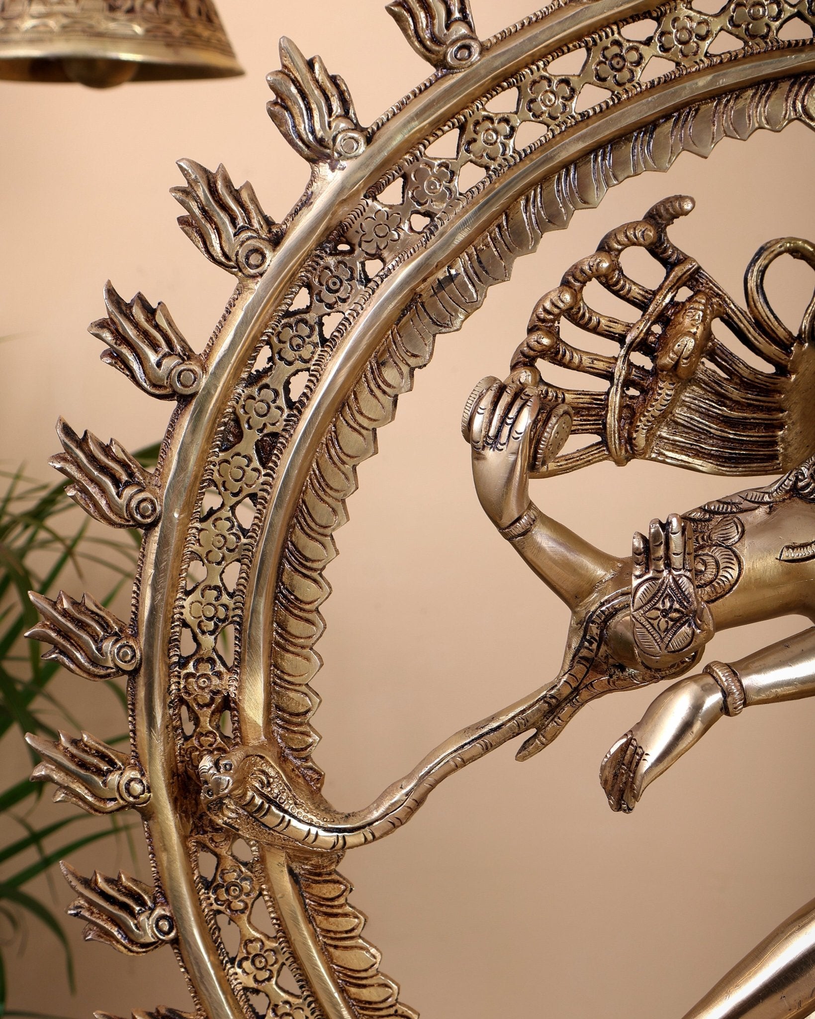 Brass Superfine Nataraja Finely Crafted Statue 24.5" - Budhshiv.com