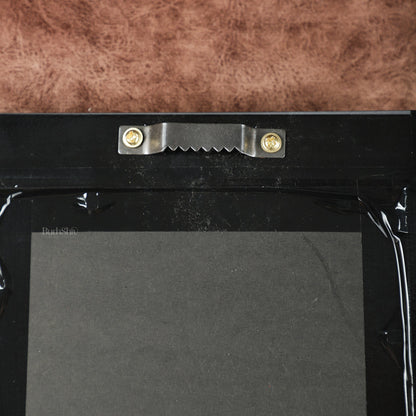 Brass Superfine Panchmukhi Hanuman Wall Hanging with wooden frame – 9.5 Inch - Budhshiv.com