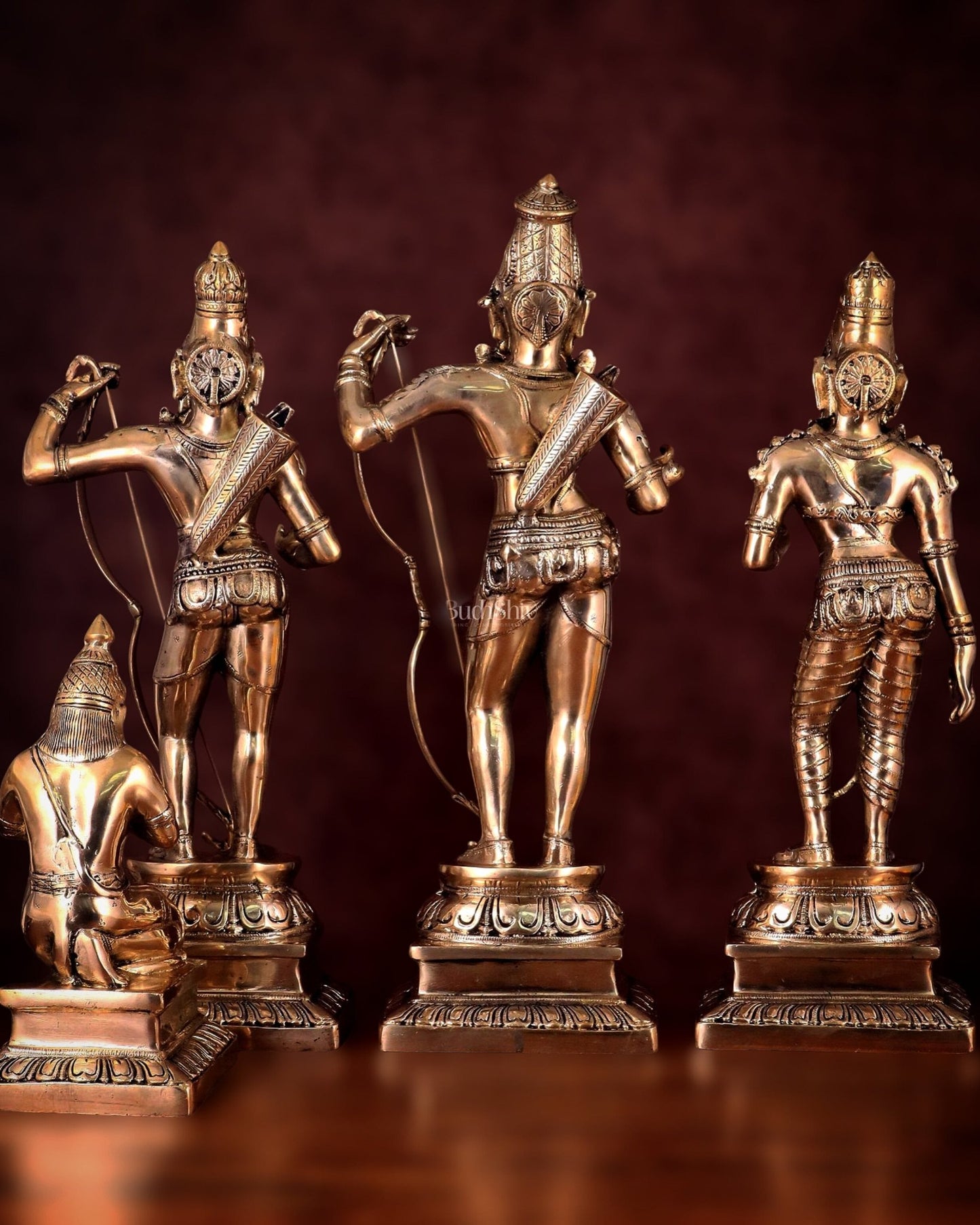 Brass Superfine Ram Darbar 23 inch/ 2 feet antique charm - Budhshiv.com