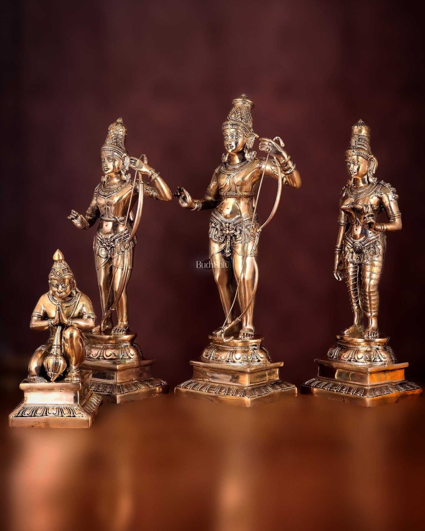 Brass Superfine Ram Darbar 23 inch/ 2 feet antique charm - Budhshiv.com