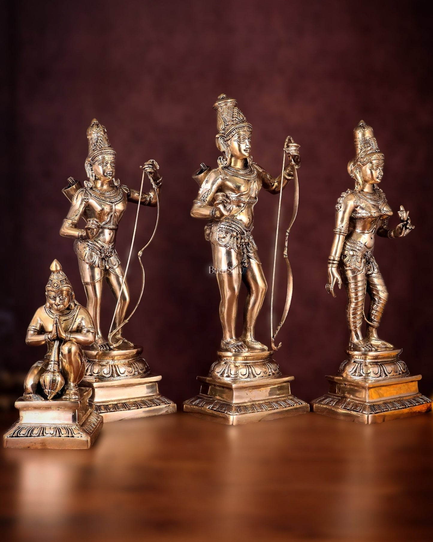 Brass Superfine Ram Darbar 23 inch/ 2 feet antique charm - Budhshiv.com