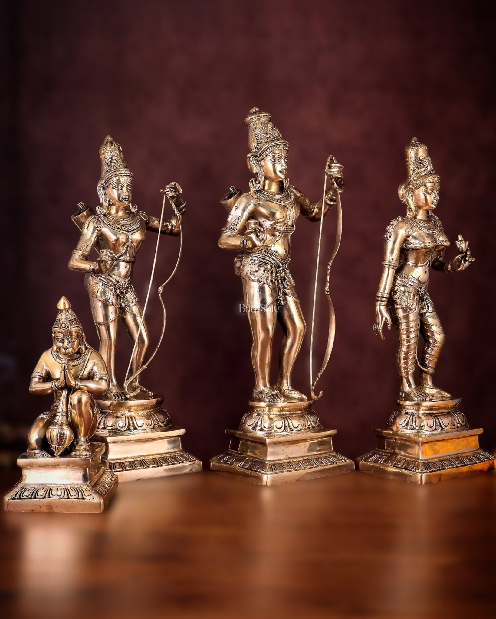 Brass Superfine Ram Darbar 23 inch/ 2 feet antique charm - Budhshiv.com