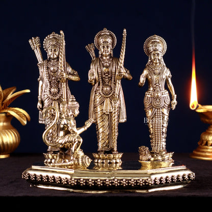 Brass Superfine Ram Darbar Idol – 7" - Budhshiv.com
