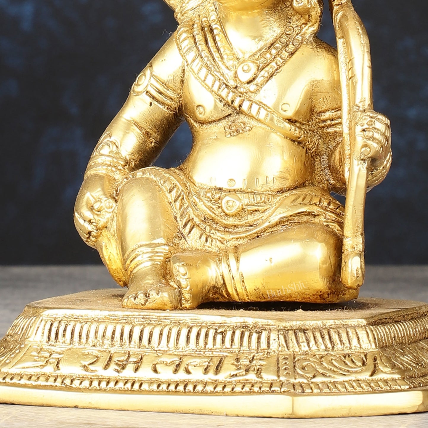 Brass superfine Ram Lalla idol 6 inch - Budhshiv.com