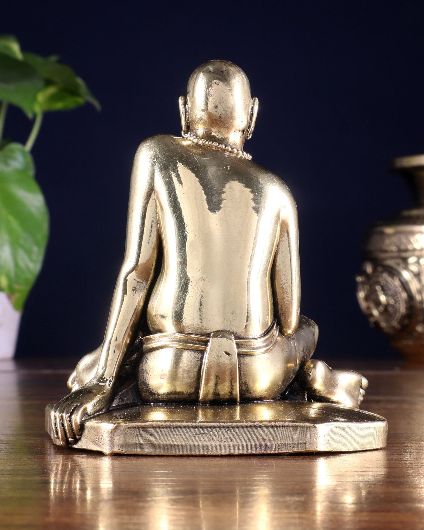 Brass Superfine Swami Samarth Idol 4 inch - Budhshiv.com