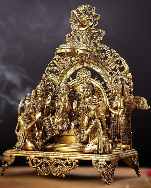Brass Superfine The Royal Ram Darbar 23 inches - Budhshiv.com