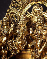 Brass Superfine The Royal Ram Darbar 23 inches - Budhshiv.com