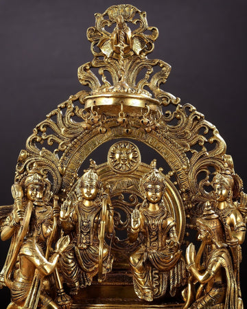 Brass Superfine The Royal Ram Darbar 23 inches - Budhshiv.com