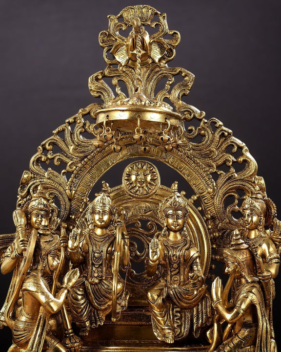 Brass Superfine The Royal Ram Darbar 23 inches - Budhshiv.com