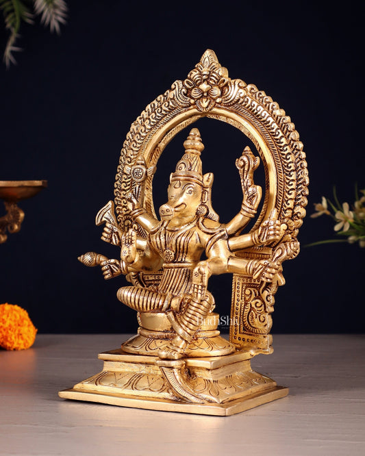 Brass Superfine Varahi Amman Idol 8" - Budhshiv.com
