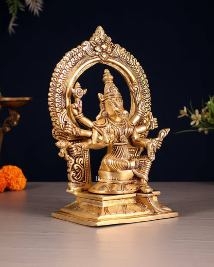 Brass Superfine Varahi Amman Idol 8" - Budhshiv.com