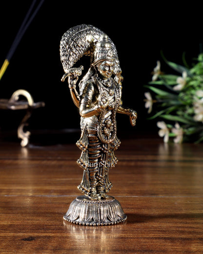 Brass Superfine Vasavi Kanyaka Idol – 3.5 Inch | Miniature Statue - Budhshiv.com