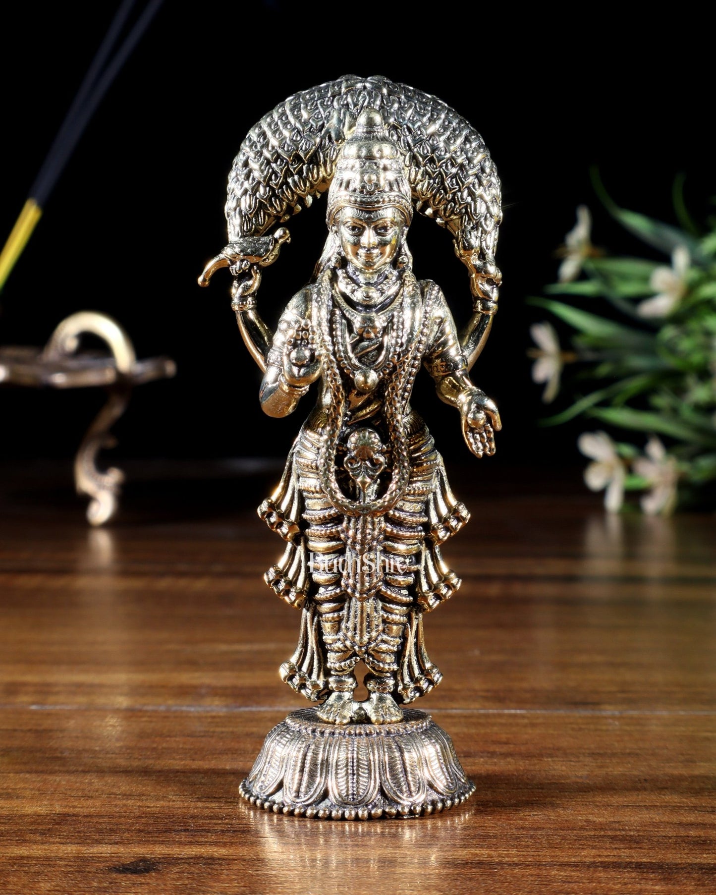 Brass Superfine Vasavi Kanyaka Idol – 3.5 Inch | Miniature Statue - Budhshiv.com