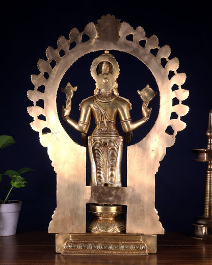 Brass Tirupati Balaji Lord Venkateshwara Swamy idol 23 inch - Budhshiv.com