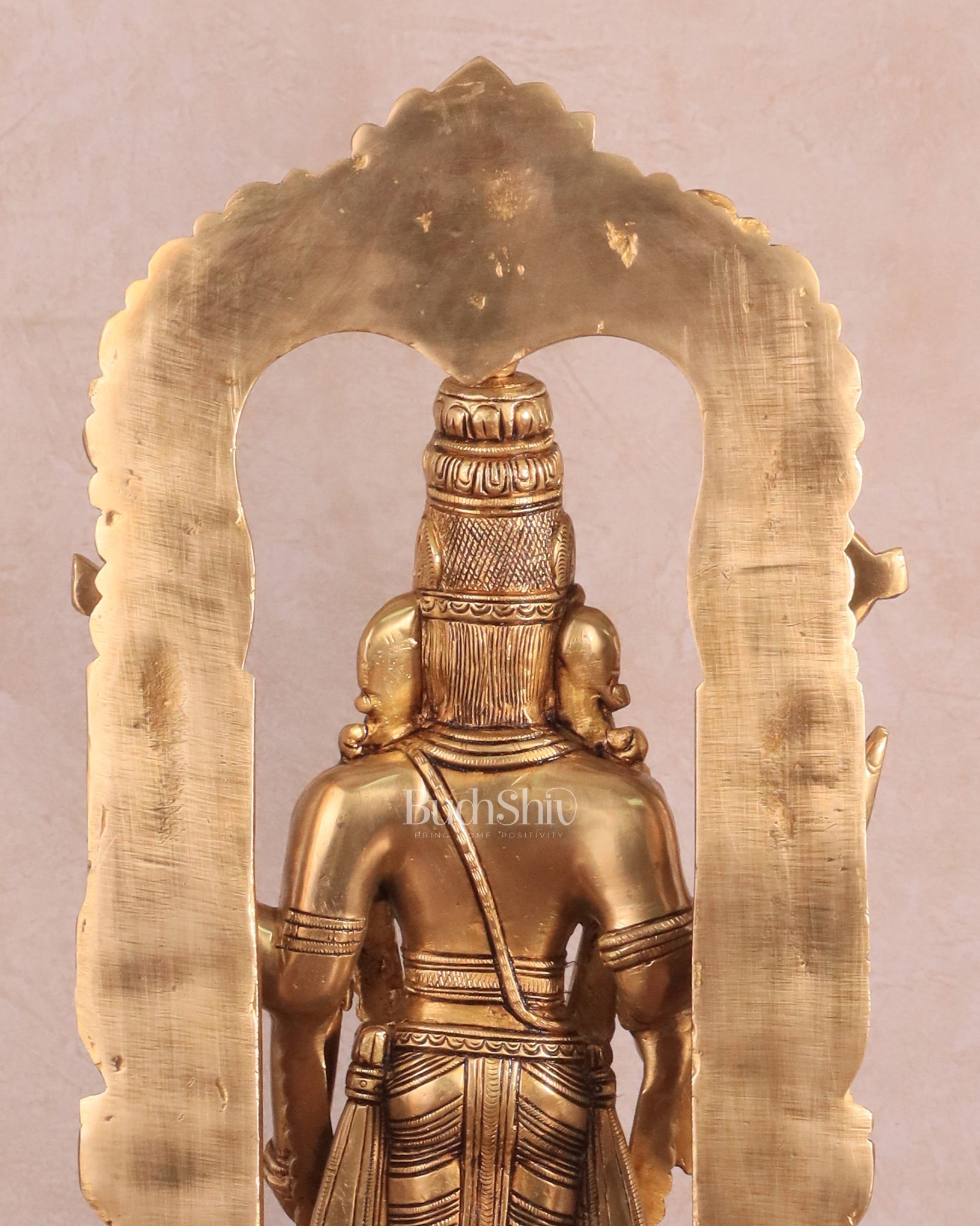 Brass Tirupati Balaji Lord Venkateshwara Swamy statue 16 inch - Budhshiv.com