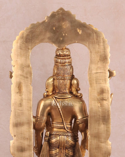 Brass Tirupati Balaji Lord Venkateshwara Swamy statue 16 inch - Budhshiv.com